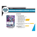 2023 Bowman University Chrome Football Hobby 12 Box Case - Image 5