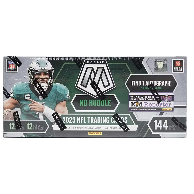 2023PaniniMosaicFootballNoHuddleBox_0575083f-3e53-42a0-b7b7-1ad2f7b5a773 2023 Panini Mosaic Football No Huddle Box - Image 1
