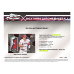 2023 Topps Chrome Baseball Jumbo Box - Image 9