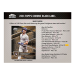 2024 Topps Chrome Black Baseball Hobby Box - Image 3