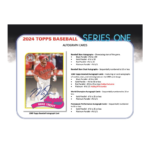 2024 Topps Series 1 Baseball Jumbo 6 Box Case - Image 9