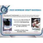 2022 Bowman Draft Baseball Super Jumbo Hobby 6 Box Case - Image 3