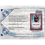 2024 Bowman Sterling Baseball Hobby 12 Box Case - Image 2