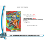 2024 Bowman University Chrome Football Hobby 12 Box Case - Image 5