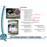 2024 Bowman University Chrome Football Hobby 12 Box Case - Image 6