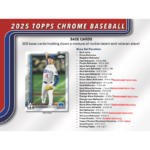 2025 Topps Chrome Baseball Hobby 12 Box Case - Image 3