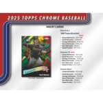 2025 Topps Chrome Baseball Jumbo Box - Image 4