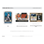 2025 Panini Three & Two Baseball Hobby 10 Box Case - Image 3