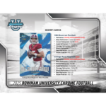 2025 Bowman University Chrome Football Hobby 12 Box Case - Image 4