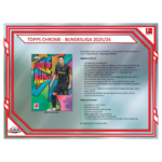2025/26 Topps Chrome Bundesliga Soccer Hobby 12 Box Case - Image 2
