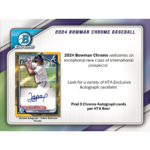 2024 Bowman Chrome Baseball HTA Choice 12 Box Case - Image 2