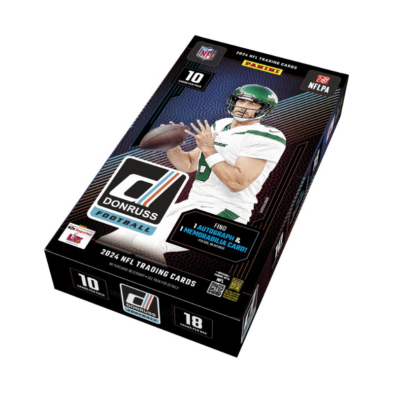resizingforshopify-2024-12-23T124800.129 2024 Panini Donruss Football Hobby 18 Box Case - Image 1