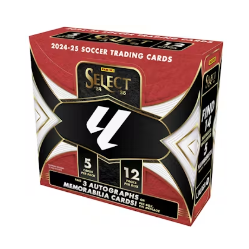 resizingforshopify-2025-03-06T123439.685 2024/25 Panini Select La Liga Soccer Hobby 12 Box Case - Image 1