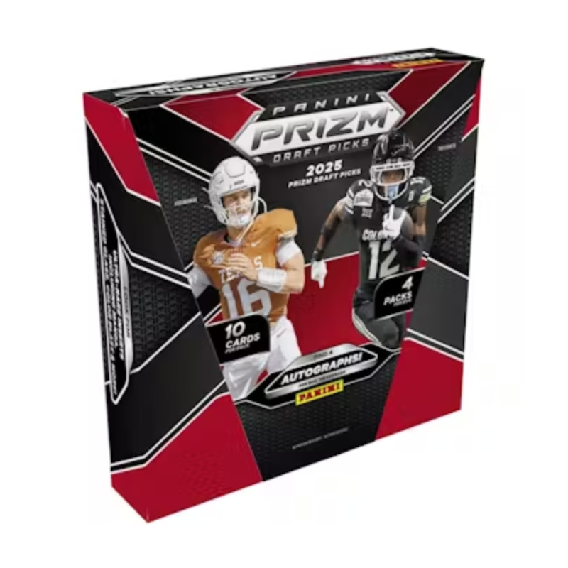 resizingforshopify-2025-09-23T123303.028_deb35c84-1407-4c9f-8721-3888cc1c88df 2025 Panini Prizm Draft Picks Collegiate Football Hobby 16 Box Case - Image 1