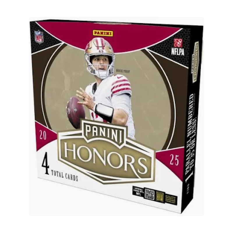 resizingforshopify-2026-03-05T165959.038 2025 Panini Honors Football Hobby 10 Box Case - Image 1