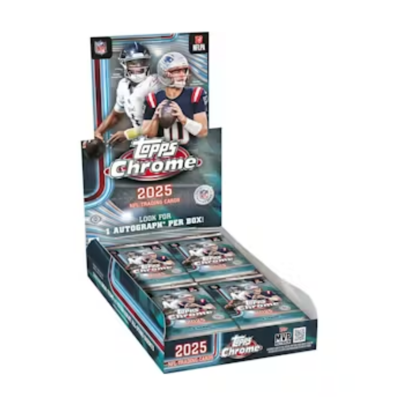 resizingforshopify-2026-04-13T103437.195_afd00ac4-a513-4b94-8df5-a9bd4a53703e 2025 Topps Chrome Football Hobby 12 Box Case - Image 1