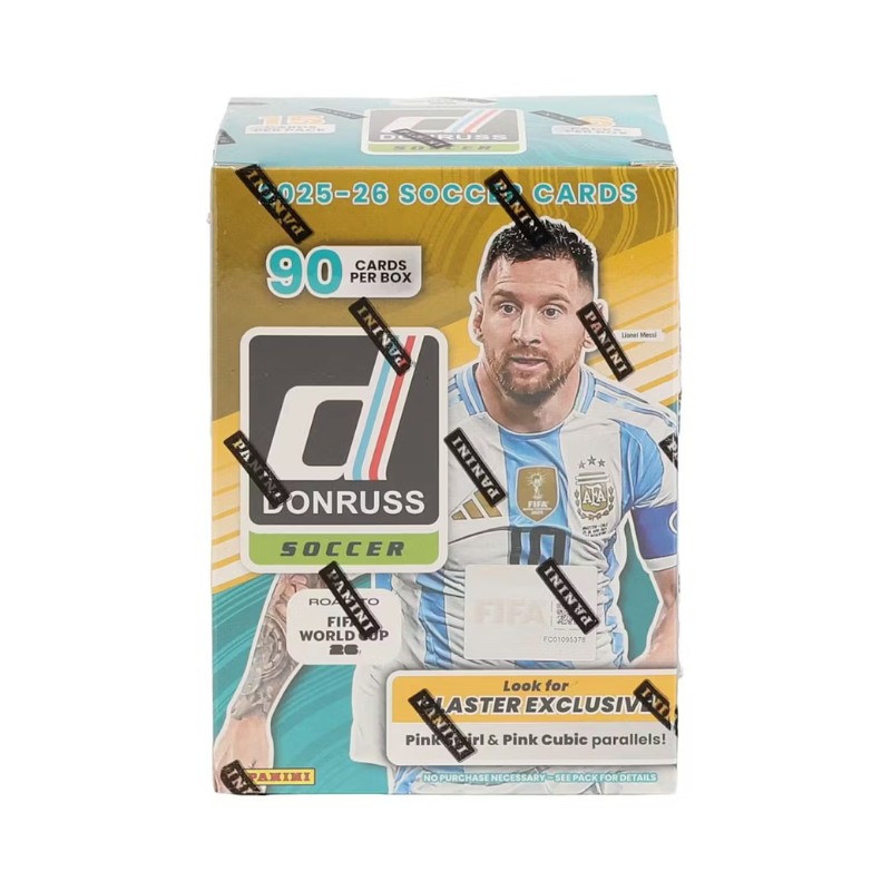 resizingforshopify-2026-05-21T111936.240 2025/26 Panini Donruss Road to FIFA World Cup 26 Soccer Hobby Blaster 20 Box Case - Image 1
