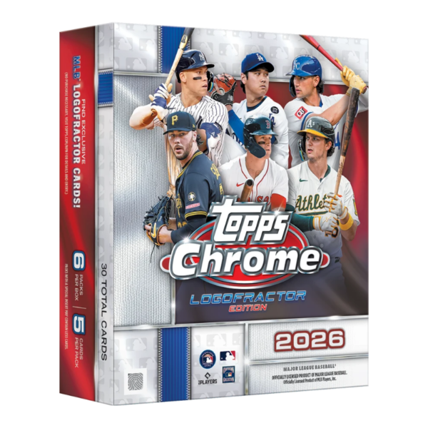 2026 Topps Chrome Logofractor Baseball 20 Box Case
